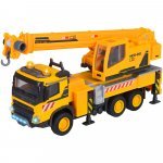 Camion cu macara Majorette Volvo Truck Crane cu lumini și sunete