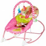 Scaun balansoar pentru copii cu vibratii 3 in 1 Pink