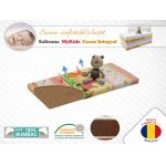 Saltea fibra de cocos integral 120x60x12 cm cu husa bumbac imprimat
