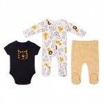 Set bebelusi 3 piese model tigru marime 6-9 luni