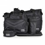 Set 5 piese cu Geantă multifuncțională pentru mamici Cangaroo Mama Bag Stella Black compartimente practice,cu mâner reglabil,husa termoizolantă pentru biberon,salteluta, gentuță suzete și geantă scutece