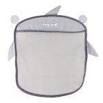Organizator de jucării pentru baie suspendat 35x40cm Grey Shark