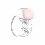 Pompa de san electrica portabilă hands free cu modul masaj Pink