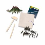 Set creativ Dino și excavarea scheletului 2 in 1 Stegozaur