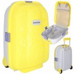 Troller de voiaj pentru copii cu roți Yellow