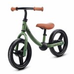 Bicicleta pentru copii copii Kinderkraft 2Way Next Light Green 10 inch, scaun reglabil de la 31-39 cm, roți spumă EVA, ghidon reglabil, pentru copii de la 2 ani până la 35 kg, unghi de viraj limitat