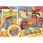 Puzzle Trefl Stitch la plajă cu Lilo și Stitch 200 piese