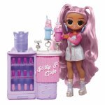 Set papusa cu accesorii L.O.L. Surprise! Omg sweet nails kitty cafe