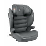 Scaun auto cu isofix KikkaBoo i-Track i-SIZE Dark Grey 100-150 cm,tetieră reglabilă 12 poziții cu spumă de memorie,protecție SPS,conectori isofix cu afișaj instalare corectă