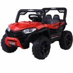 Masinuta electrica pentru copii Nichiduta 12V Off Road Race Red cu telecomanda 2.4G,faruri cu lumini LED, sunete,muzica, 2 motoare x 35w,functie slow start,mufa USB,centura de siguranta