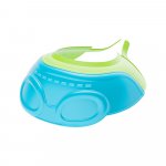 Aparatoare sampon Little Mom Blue din material moale si flexibil, reglabila, fara BPA, dimensiuni 23158,5 cm