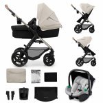 Cărucior 3 in 1 Kinderkraft Moov 2 Moonlight grey