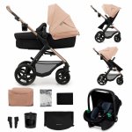 Cărucior 3 in 1 Kinderkraft Moov 2 Sand beige