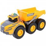 Camion basculant Dickie Toys Volvo Articulated Hauler 23 cm cu lumini și sunete
