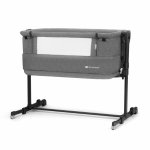 Patut Co sleeper Kinderkraft Neste Grow gri închis