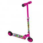 Trotineta Neokolor roz Mandelli cadru din aluminiu, ghidon reglabil, greutate admisa 50 kg