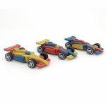 Set de construcție 3 mașini de curse Croc toys