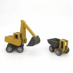 Set de construcție vehicule de șantier Marco și Frederic Croc toys