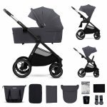 Carucior 2 in 1 Kinderkraft Nea 2.0 Deep Grey