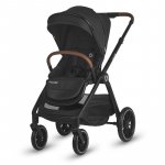 Carucior modular pentru bebelusi 2 in 1 Coccolle Aspen Premium Line, Pliabil, Roti detasabile, Suspensii, Spatar reglabil, Maner ajustabil, Copertina XXL, Husa de picioruse si ploaie, Sarcina maxima 22 kg, Standard de siguran
