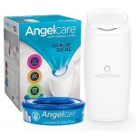 Cos ermetic pentru scutece Angelcare Classic, capacitate pana la 128 scutece, usor de utilizat si curatat, cu 1 rezerva inclusa care blocheaza mirosurile, bacteriile si germenii