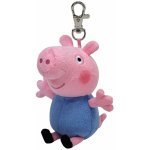 Plus breloc Ty Beanie Bellies Peppa Pig George 8.5 cm