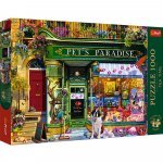 Puzzle Trefl 1000 piese Premium Plus Tea Time Paradisul animalelor