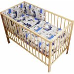 Lenjerie patut 120x60 cm cu 4 piese Nichiduta Pirat
