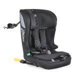 Scaun auto cu Isofix Cangaroo I-Drive Phantom Black I-Size 76-150cm,model pliabil compact,înălțime reglabilă,centuri de siguranța,top tether,sistem protecție impact lateral SPS,tetieră reglabilă,husa detașabilă,pernă reductor