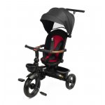 Tricicleta pentru copii Toyz Saber Red pliabilă, multifuncțională cu spătar reglabil și poziție de somn, copertină și mâner părinte cu înălțime reglabilă, până la 25 kg