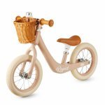 Bicicleta de echilibru Kinderkraft Rapid 2 Pink, cadru din aliaj de magneziu, scaun reglabil, clopotel si cos pentru jucarii