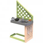 Bucătărie Smoby Life pentru căsuță cu 17 accesorii
