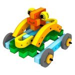 Joc de construit Bakoba cu blocuri Combiner 65 piese