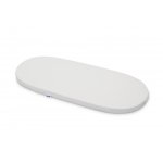 Saltea pentru landou bebelusi Sensillo Classic Gri 75x35x3 cm,din spuma poliuretanica confortabila si elastica,husa detasabila moale, ventilanta,Grad de duritate H1