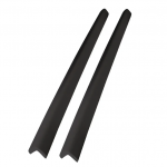 Set 2 benzi protecție mobilier din spumă Negru 18x400x15x4