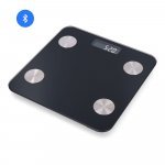 Cantar corporal bluetooth, diagnoza imc, compatibil ios și android, 180 kg, sticlă securizată