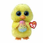 Jucărie din plus Ty Boos Marigold puiul galben 15 cm