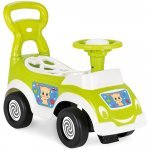 Mașinuță pentru copii fără pedale Pilsan Smart Baby Green, spătar cu funcție de împingere, spațiu de depozitare sub șezut, greutate maximă admisa 20 kg