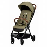 Cărucior sport FreeON Bold, pliabil automat, roți cu suspensii, de la nastere până la 22 kg, cu spătar reglabil in 3 poziții, Green Army