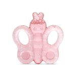 Jucarie de dentitie pentru bebelusi Lorelli Butterfly Shell Pink refrigeranta 3 luni+