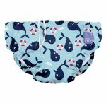 Scutec pentru inot refolosibil Bambino Mio Whale marimea S