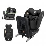 Scaun auto pentru copii Lorelli Auriga Grey i-Size, isofix, anti rebound bar, rotativ 360, SPS, 0 luni-12 ani, 40-150 cm — imaginea 3