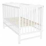 Patut pentru copii E-kids Laura din lemn masiv 120x60 cm