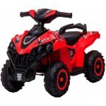 Atv electric pentru copii Nichiduta Power X Speed Red,2 motoare, acumulator 12V 4.5Ah,roti rezistente,suport picioare, manere ergonomice,efecte sonore,faruri cu lumini led,pornire la buton,pedala acceleratie