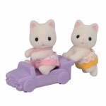 Figurine Sylvanian families Epoch Gemeni pisicuțe floral