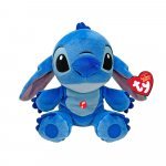Jucărie in plus cu sunete Ty beanie babies Disney Stitch albastru 15 cm