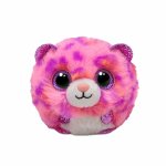 Jucărie din plus Ty beanie balls Topaz leopardul roz 8 cm