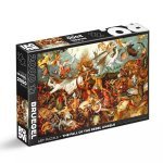 Puzzle 2000 piese DToys Pieter Bruegel cel Batran The fall of rebel angel