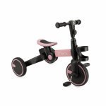 Tricicleta pentru copii Momi Filo Pink, 3 in 1, transformabila, pliabila, greutate suportata 25 kg