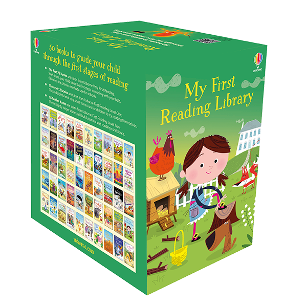 絵本・児童書 Usborne collection First Reading Library Set 50 carti de lectura Usborne My first reading library